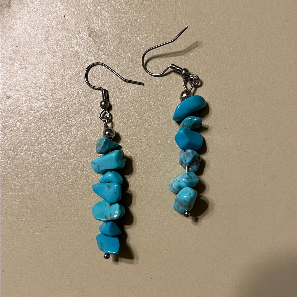 Turquoise Stone Earrings